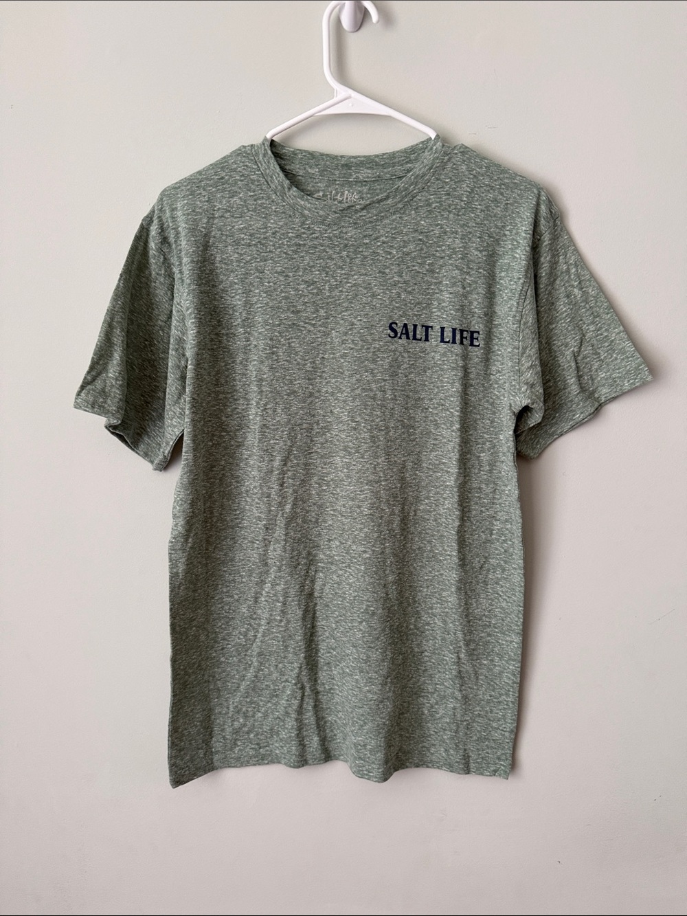 Salt Life Heather Green Short Sleeve Logo Tee